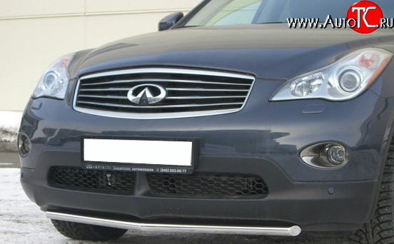14 399 р. Защита переднего бампера (Ø42 мм, нержавейка) SLITKOFF INFINITI EX35 J50 (2007-2013)  с доставкой в г. Керчь
