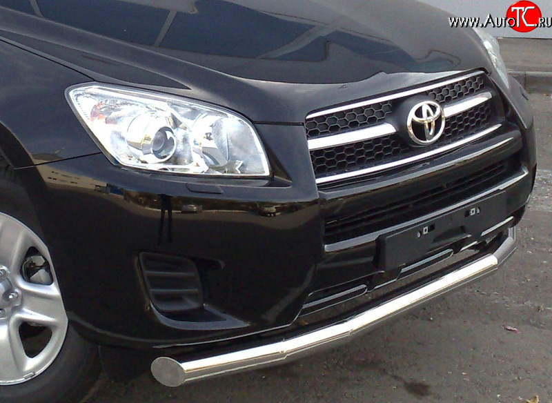 15 999 р. Защита переднего бампера (Ø76 мм, нержавейка) SLITKOFF Toyota RAV4 XA30 5 дв. 1-ый рестайлинг (2008-2010)  с доставкой в г. Керчь