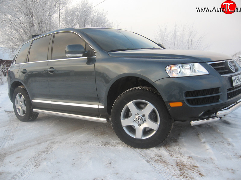 11 899 р. Защита порогов Volkswagen Touareg GP дорестайлинг (2002-2007)  с доставкой в г. Керчь