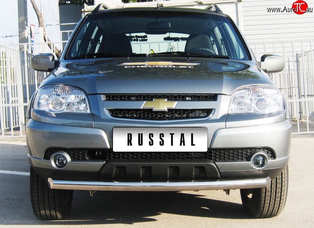 13 649 р. Одинарная защита переднего бампера Bertone диаметром 63 мм  Chevrolet Niva  2123 (2009-2020), Лада 2123 (Нива Шевроле) (2009-2021)  с доставкой в г. Керчь