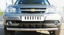 14 949 р. Одинарная защита переднего бампера Bertone диаметром 76 мм  Chevrolet Niva  2123 (2009-2020), Лада 2123 (Нива Шевроле) (2009-2021)  с доставкой в г. Керчь. Увеличить фотографию 2