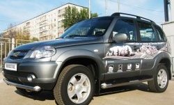 14 949 р. Одинарная защита переднего бампера Bertone диаметром 76 мм  Chevrolet Niva  2123 (2009-2020), Лада 2123 (Нива Шевроле) (2009-2021)  с доставкой в г. Керчь. Увеличить фотографию 3