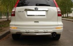 14 799 р. Одинарная защита заднего бампера SLITKOFF диаметром 63 мм  Honda CR-V  RE1,RE2,RE3,RE4,RE5,RE7 (2009-2012) рестайлинг  с доставкой в г. Керчь. Увеличить фотографию 2