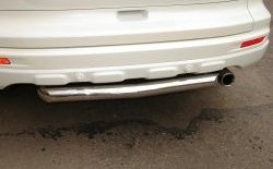 14 799 р. Одинарная защита заднего бампера SLITKOFF диаметром 63 мм  Honda CR-V  RE1,RE2,RE3,RE4,RE5,RE7 (2009-2012) рестайлинг  с доставкой в г. Керчь. Увеличить фотографию 3