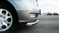 16 749 р. Одинарная защита переднего бампера SLITKOFF 76 мм Hyundai Starex/Grand Starex/H1 TQ рестайлинг (2014-2018)  с доставкой в г. Керчь. Увеличить фотографию 3
