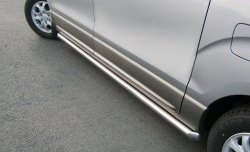 91 999 р. Защита порогов Russtal Hyundai Starex/Grand Starex/H1 TQ рестайлинг (2014-2018) (Защита порогов с со скосами на торцах (вариант 1))  с доставкой в г. Керчь. Увеличить фотографию 3