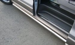 91 999 р. Защита порогов Russtal Hyundai Starex/Grand Starex/H1 TQ рестайлинг (2014-2018) (Защита порогов с со скосами на торцах (вариант 1))  с доставкой в г. Керчь. Увеличить фотографию 5