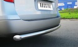 17 449 р. Защита заднего бампера (Ø76 мм, нержавейка) SLITKOFF Hyundai Starex/Grand Starex/H1 TQ рестайлинг (2014-2018)  с доставкой в г. Керчь. Увеличить фотографию 3