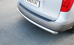 17 449 р. Защита заднего бампера (Ø76 мм, нержавейка) SLITKOFF Hyundai Starex/Grand Starex/H1 TQ рестайлинг (2014-2018)  с доставкой в г. Керчь. Увеличить фотографию 5