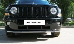 8 249 р. Одинарная защита переднего бампера Russtal 42 мм Jeep Liberty KJ дорестайлинг (2001-2004)  с доставкой в г. Керчь. Увеличить фотографию 2