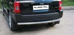 12 349 р. Защита заднего бампера (Ø76 мм, нержавейка) Russtal Jeep Liberty KJ дорестайлинг (2001-2004)  с доставкой в г. Керчь. Увеличить фотографию 3