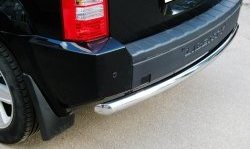 10 549 р. Защита заднего бампера (Ø63 мм, нержавейка) Russtal Jeep Liberty KJ дорестайлинг (2001-2004)  с доставкой в г. Керчь. Увеличить фотографию 3