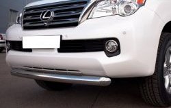 16 749 р. Одинарная защита переднего бампера SLITKOFF 76 мм  Lexus GX460  J150 (2009-2013) дорестайлинг  с доставкой в г. Керчь. Увеличить фотографию 2