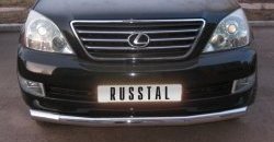 18 449 р. Одинарная защита переднего бампера SLITKOFF 76 мм  Lexus GX470  J120 (2002-2007) дорестайлинг  с доставкой в г. Керчь. Увеличить фотографию 2