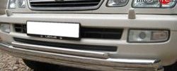 25 349 р. Тройная защита переднего бампера Russtal 63 мм Lexus LX470 J100 дорестайлинг (1998-2002) (Защита из трёх труб d63/63/42 мм)  с доставкой в г. Керчь. Увеличить фотографию 3