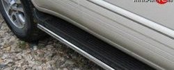 14 999 р. Защита порогов (Ø42 мм, нержавейка) SLITKOFF  Lexus LX470  J100 (1998-2002) дорестайлинг  с доставкой в г. Керчь. Увеличить фотографию 2