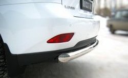 15 999 р. Защита заднего бампера (Ø76 мм, нержавейка) SLITKOFF Lexus RX350 AL10 дорестайлинг (2008-2012)  с доставкой в г. Керчь. Увеличить фотографию 2