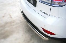 15 999 р. Защита заднего бампера (Ø76 мм, нержавейка) SLITKOFF Lexus RX350 AL10 дорестайлинг (2008-2012)  с доставкой в г. Керчь. Увеличить фотографию 3