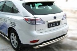 16 999 р. Защита заднего бампера (Ø76 и 42 мм, нержавейка) SLITKOFF  Lexus RX270  AL10 - RX450H  AL10  с доставкой в г. Керчь. Увеличить фотографию 3