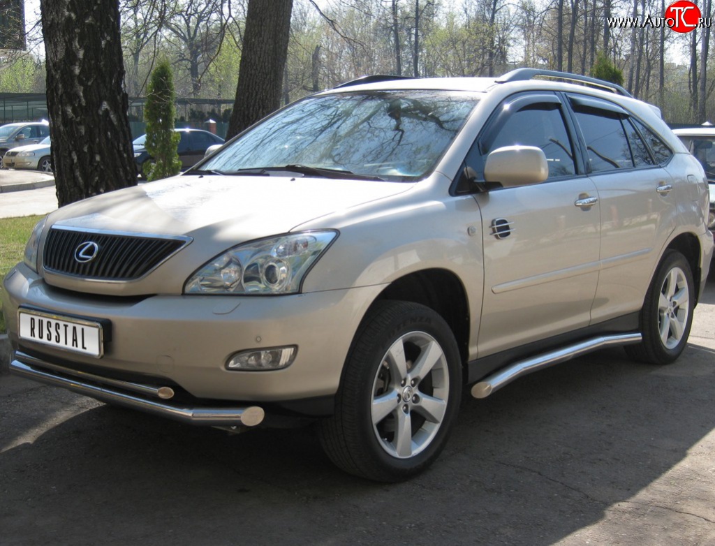 23 799 р. Защита порогов из труб d76 SLITKOFF Lexus RX350 XU30 дорестайлинг (2003-2006)  с доставкой в г. Керчь