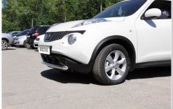 14 249 р. Одинарная защита переднего бампера SLITKOFF диаметром 63 мм  Nissan Juke  1 YF15 (2010-2014) дорестайлинг  с доставкой в г. Керчь. Увеличить фотографию 6