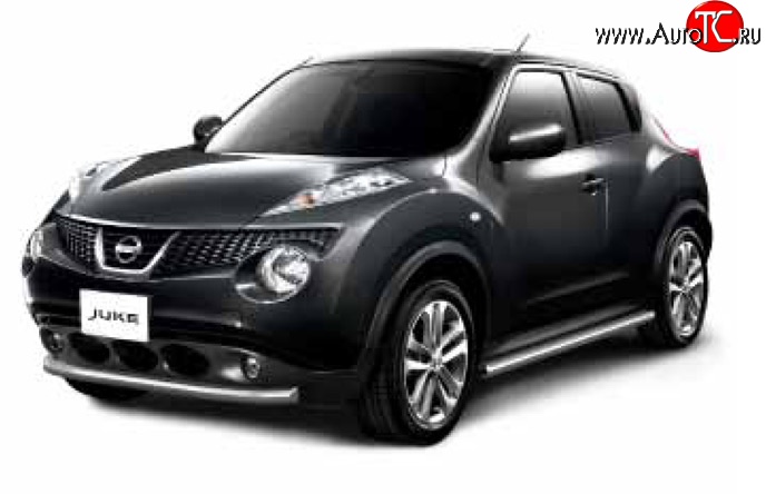 7 899 р. Защита порогов Petroil-Tuning  Nissan Juke  1 YF15 (2010-2014) дорестайлинг  с доставкой в г. Керчь