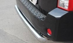 18 299 р. Защита заднего бампера (Ø76 мм, нержавейка) SLITKOFF Nissan Pathfinder R51 дорестайлинг (2004-2007)  с доставкой в г. Керчь. Увеличить фотографию 2