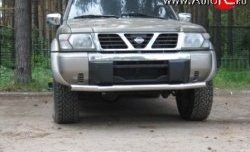 15 249 р. Одинарная защита переднего бампера SLITKOFF диаметром 70 мм  Nissan Patrol  5 (1997-2004) Y61 дорестайлинг, Y61 1-ый рестайлинг  с доставкой в г. Керчь. Увеличить фотографию 3