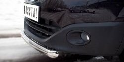 15 249 р. Одинарная защита переднего бампера SLITKOFF диаметром 63 мм  Nissan Qashqai +2  1 (2008-2010) J10 дорестайлинг  с доставкой в г. Керчь. Увеличить фотографию 3