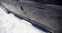 83 999 р. Защита порогов Russtal из трубы d76 мм с пластиковыми вставками для ног Nissan Qashqai 1 J10 рестайлинг (2010-2013) (Защита порогов с со скосами на торцах (вариант 1))  с доставкой в г. Керчь. Увеличить фотографию 2