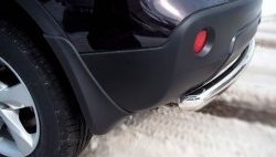15 249 р. Защита заднего бампера (Ø63 мм, нержавейка) SLITKOFF  Nissan Qashqai  1 (2010-2013) J10 рестайлинг  с доставкой в г. Керчь. Увеличить фотографию 3