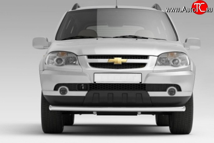 6 399 р. Одинарная защита переднего бампера DiMax 63 мм  Chevrolet Niva  2123 (2009-2020), Лада 2123 (Нива Шевроле) (2009-2021)  с доставкой в г. Керчь