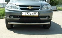 9 499 р. Защита переднего бампера Metall-Design из овальной трубы  Chevrolet Niva  2123 (2009-2020), Лада 2123 (Нива Шевроле) (2009-2021)  с доставкой в г. Керчь. Увеличить фотографию 2