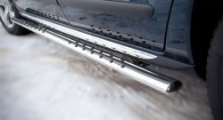 16 649 р. Защита порогов Russtal из овальной трубы с проступью Peugeot 3008 рестайлинг (2013-2017)  с доставкой в г. Керчь. Увеличить фотографию 3