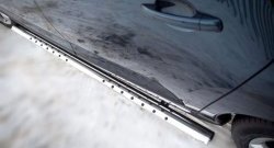 16 649 р. Защита порогов Russtal из овальной трубы с проступью Peugeot 3008 рестайлинг (2013-2017)  с доставкой в г. Керчь. Увеличить фотографию 4