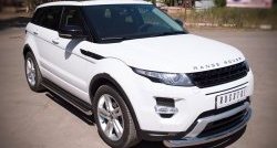 15 349 р. Одинарная защита переднего бампера SLITKOFF диаметром 76 мм (Dynamic)  Land Rover Range Rover Evoque  1 L538 (2011-2015) дорестайлинг 3 дв., дорестайлинг 5 дв.  с доставкой в г. Керчь. Увеличить фотографию 2