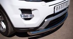 15 349 р. Одинарная защита переднего бампера SLITKOFF диаметром 76 мм (Dynamic)  Land Rover Range Rover Evoque  1 L538 (2011-2015) дорестайлинг 3 дв., дорестайлинг 5 дв.  с доставкой в г. Керчь. Увеличить фотографию 4