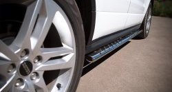 16 649 р. Защита порогов Russtal из овальной трубы с проступью (Dynamic) Land Rover Range Rover Evoque 1 L538 дорестайлинг 5 дв. (2011-2015)  с доставкой в г. Керчь. Увеличить фотографию 3