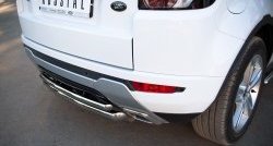 17 999 р. Защита заднего бампера (к-я DYNAMIC, Ø63 и 42 мм, нержавейка) SLITKOFF Land Rover Range Rover Evoque 1 L538 дорестайлинг 5 дв. (2011-2015)  с доставкой в г. Керчь. Увеличить фотографию 3