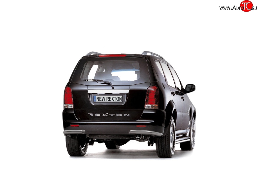 6 599 р. Защита заднего бампера Petroil Tuning 63 мм  SSANGYONG Rexton  Y250 (2006-2012)  с доставкой в г. Керчь