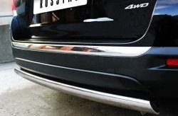 11 599 р. Защита заднего бампера (Ø75х42 мм, нержавейка) Russtal Toyota Highlander XU40 рестайлинг (2010-2013)  с доставкой в г. Керчь. Увеличить фотографию 5