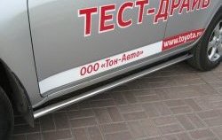 20 499 р. Защита порогов Russtal из овальной трубы Toyota RAV4 XA30 5 дв. 2-ой рестайлинг (2010-2013)  с доставкой в г. Керчь. Увеличить фотографию 2