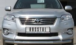 10 349 р. Одинарная защита переднего бампера Russtal 63 мм Toyota RAV4 XA30 5 дв. 2-ой рестайлинг (2010-2013)  с доставкой в г. Керчь. Увеличить фотографию 4