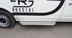 29 599 р. Широкая защита порогов SLITKOFF Volkswagen Transporter T5 дорестайлинг (2003-2009)  с доставкой в г. Керчь. Увеличить фотографию 2