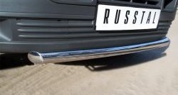 15 799 р. Одинарная защита переднего бампера SLITKOFF диаметром 63 мм  Volkswagen Transporter  T5 (2003-2009) дорестайлинг  с доставкой в г. Керчь. Увеличить фотографию 3