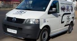 15 799 р. Одинарная защита переднего бампера SLITKOFF диаметром 63 мм  Volkswagen Transporter  T5 (2003-2009) дорестайлинг  с доставкой в г. Керчь. Увеличить фотографию 4