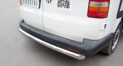 16 599 р. Защита заднего бампера (Ø76 мм, нержавейка) SLITKOFF  Volkswagen Transporter  T5 (2003-2009) дорестайлинг  с доставкой в г. Керчь. Увеличить фотографию 2