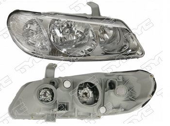 Правая фара (цельная, Евросвет) TYC Nissan Bluebird Sylphy  седан (2003-2005) G10 рестайлинг