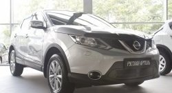 2 189 р. Защитная сетка решетки переднего бампера РА Nissan Qashqai 2 J11 рестайлинг (2017-2022)  с доставкой в г. Керчь. Увеличить фотографию 3