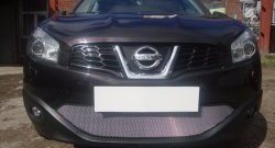 1 539 р. Сетка на бампер Russtal (хром) Nissan Qashqai 2 J11 рестайлинг (2017-2022)  с доставкой в г. Керчь. Увеличить фотографию 6